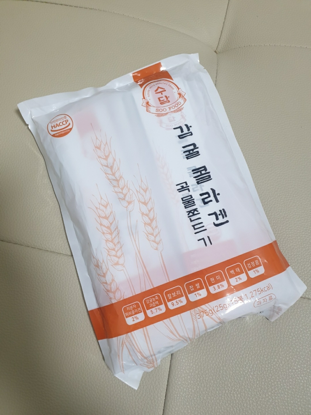 수담 감귤 콜라겐 곡물쫀드기 저분자 피쉬콜라겐 국산곡물 제주감귤