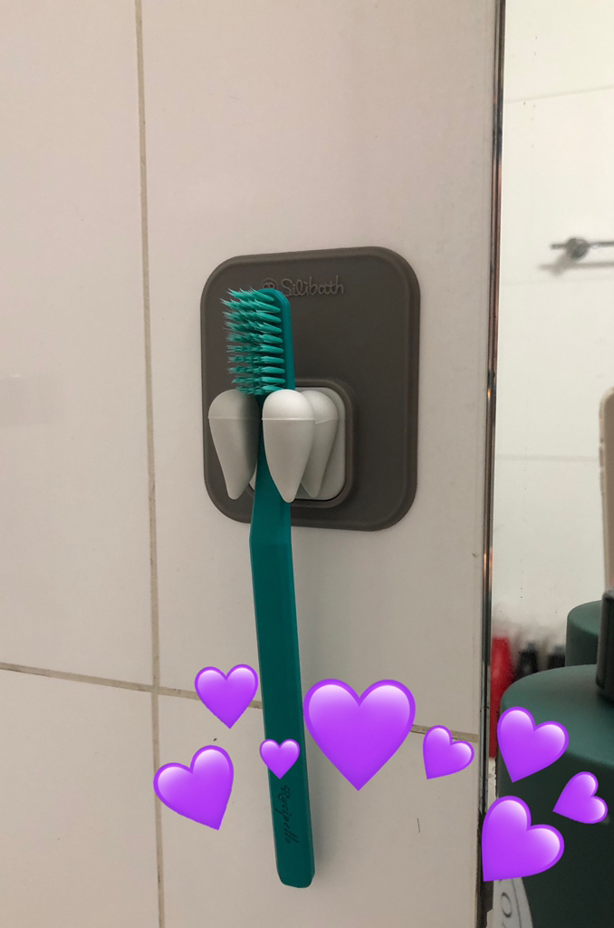 실리바스 칫솔 홀더
