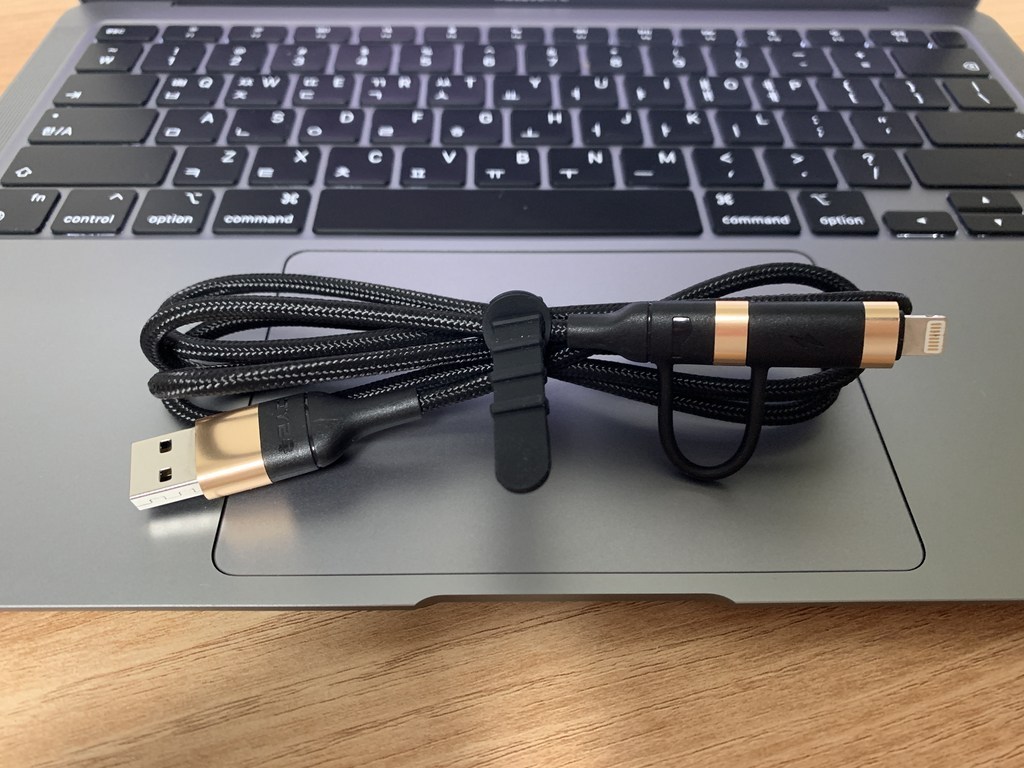 힐링쉴드 4In1 C TO C 케이블 아이폰 라이트닝 고속 충전 케이블 USB D 타입