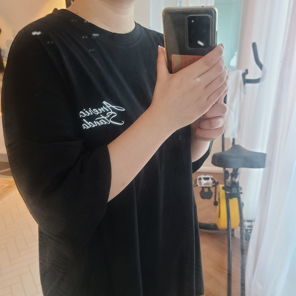 등나염 AERICAN 루즈핏 박스티 남녀공용 오버핏 여름 반팔티셔츠 3컬러