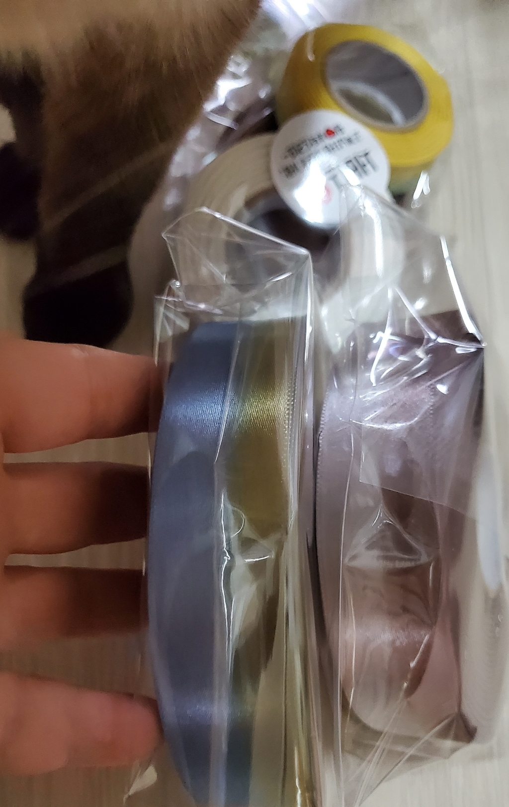 포장 리본 끈 제이제이리본 이색주자 28컬러 공단리본