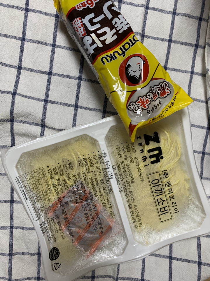 야키소바 만들기 재료 가정용 - 오타후쿠 야끼소바 소스 다마시이 고급 생라멘 야끼소바면