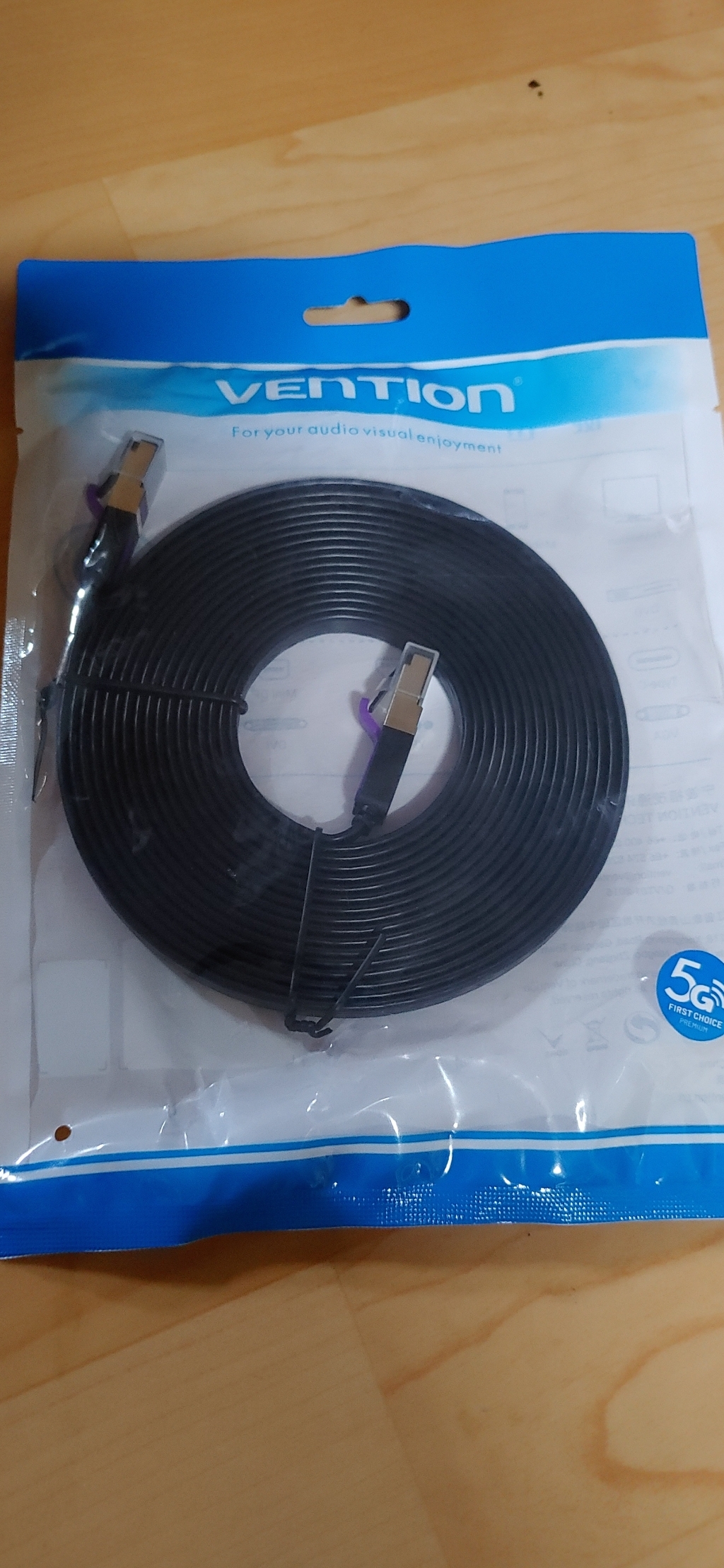 벤션 CAT7 10Gb 칼국수형 랜케이블 랜선 LAN케이블 리뷰후기