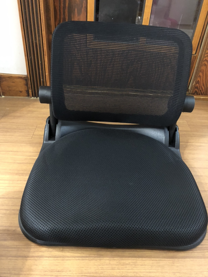 청심의자 폴더 스퀘어 S 접이식 메쉬 좌식의자