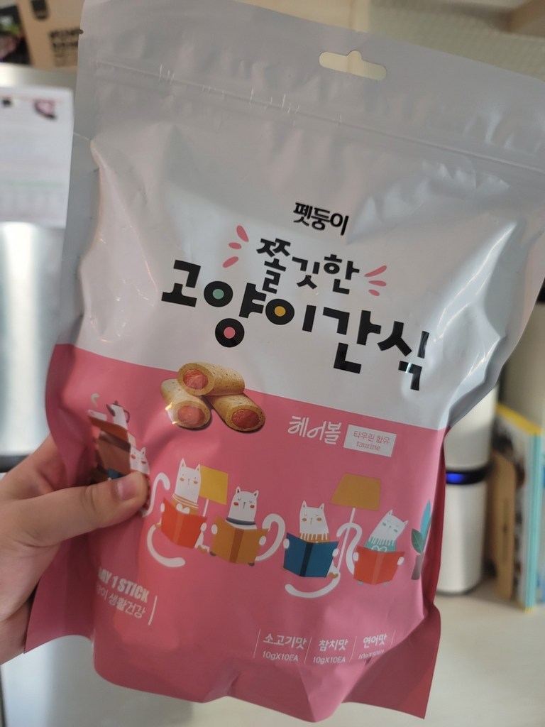 펫둥이 쫄깃한 고양이 간식 고기속츄르 3가지맛