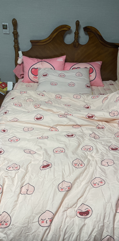 [카카오프렌즈] 카카오프렌즈 먼지없는 차렵이불_방긋어피치