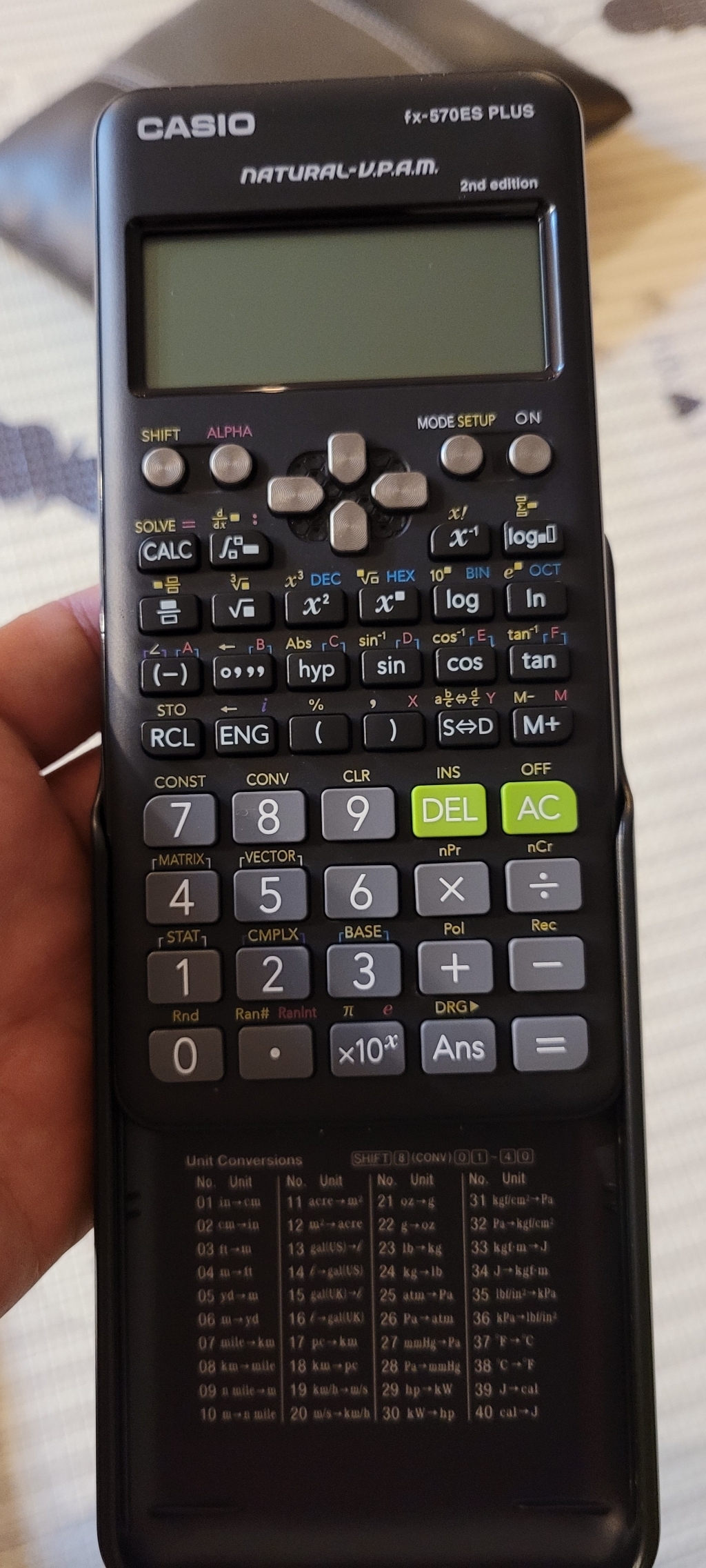 카시오 공학용 계산기 FX-570ES US-2