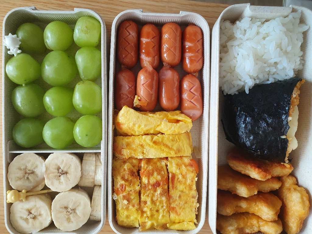 코누 밀짚 도시락통 직장인 샐러드 런치박스 보온 용기 밀프랩 밀프렙 다이어트 피크닉