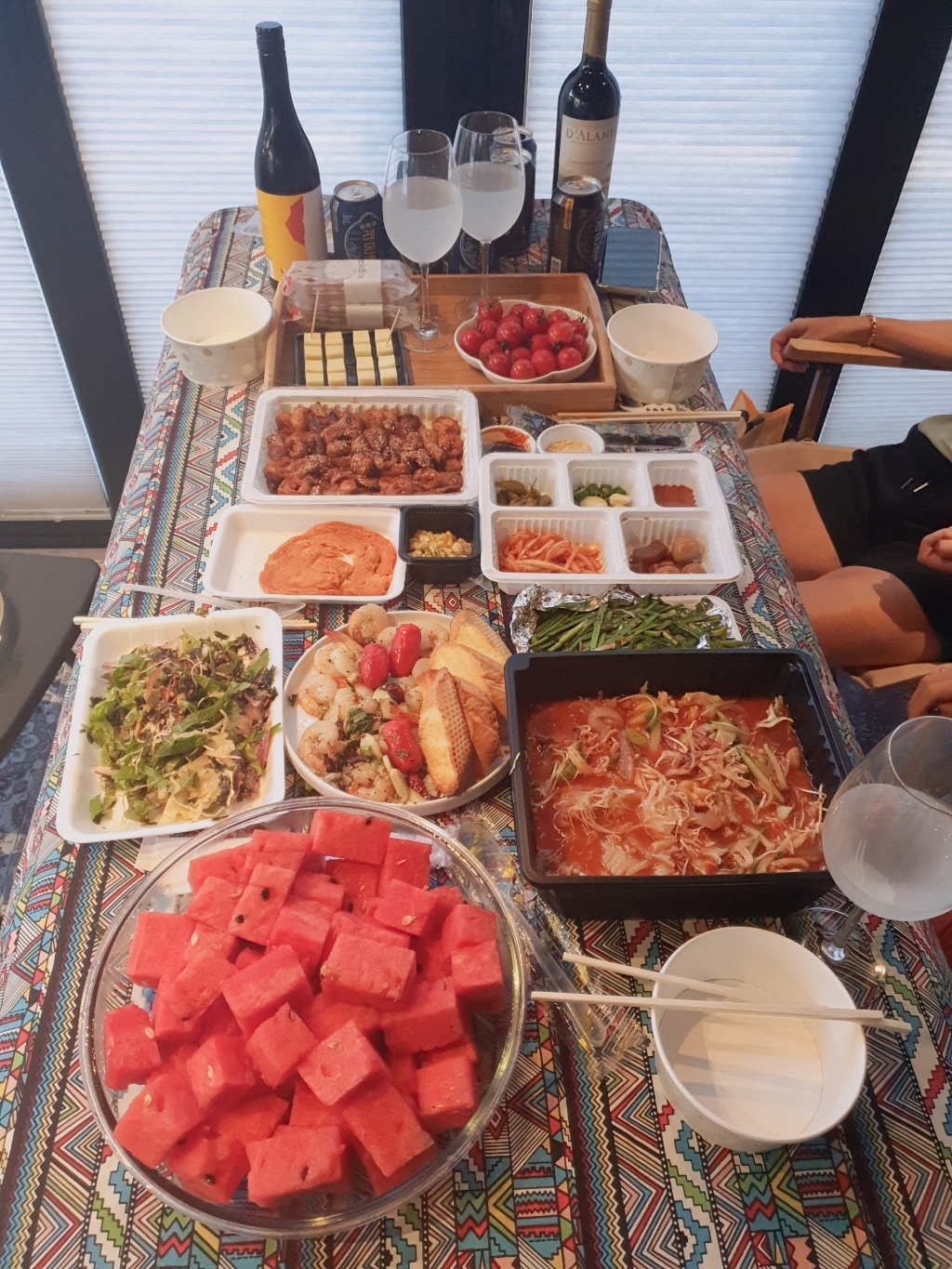 애슐리 감바스 피칸테 봉골레 크림 빠네 리뷰후기