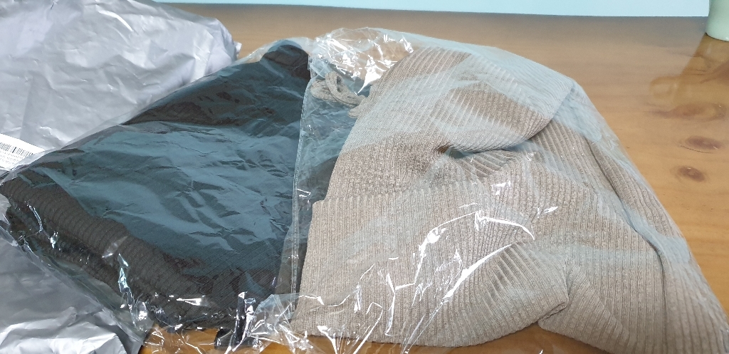 애플망고샵 세트 세상편한 사계절 여성 와이드 골지 밴딩팬츠