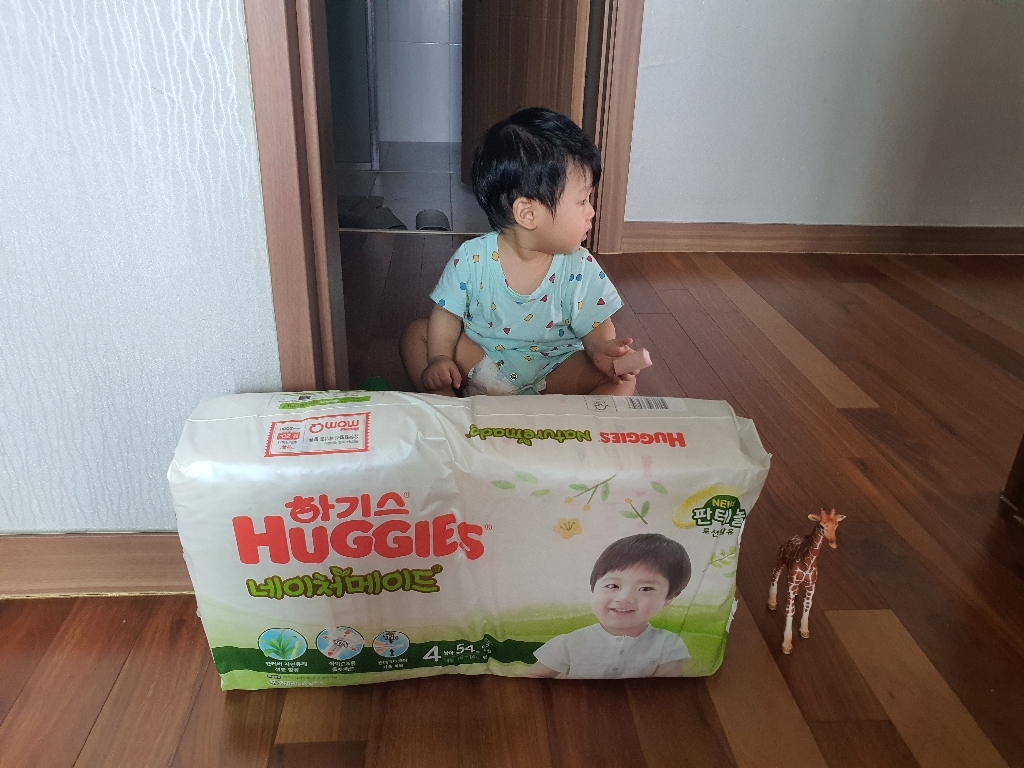 하기스 NEW 네이처메이드 밴드형 기저귀 남아용 대형 4단계 리뷰후기