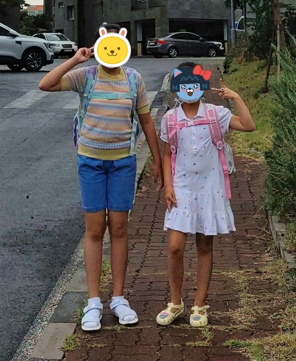 빼빼 여성용 캐주얼 밴딩 5부 반바지
