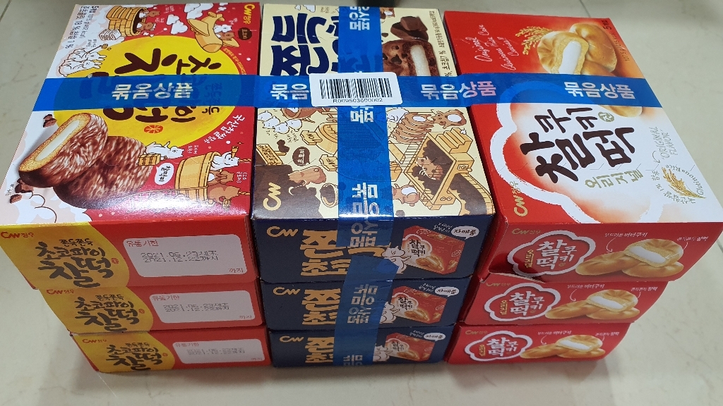 청우식품 쫀득초코칩 찰떡쿠키 107 초코파이찰떡 107
