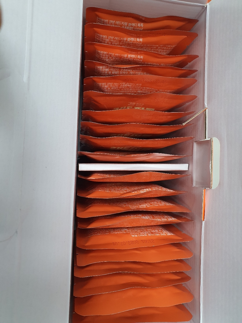 경방 레드자몽 블랙티 톡톡 디톡스 음료