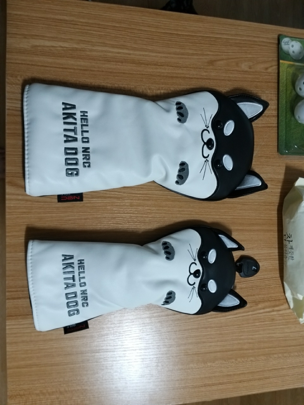 블랙 아키타 우드 헤드커버