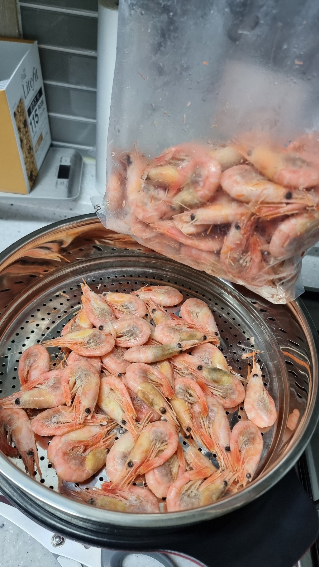 푸드마을 분홍 찐새우