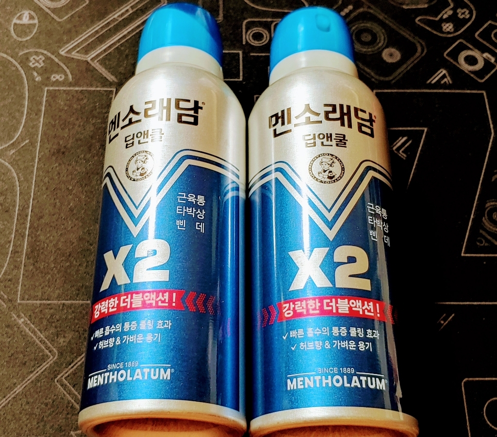멘소래담 딥앤쿨 에어로솔 스프레이파스
