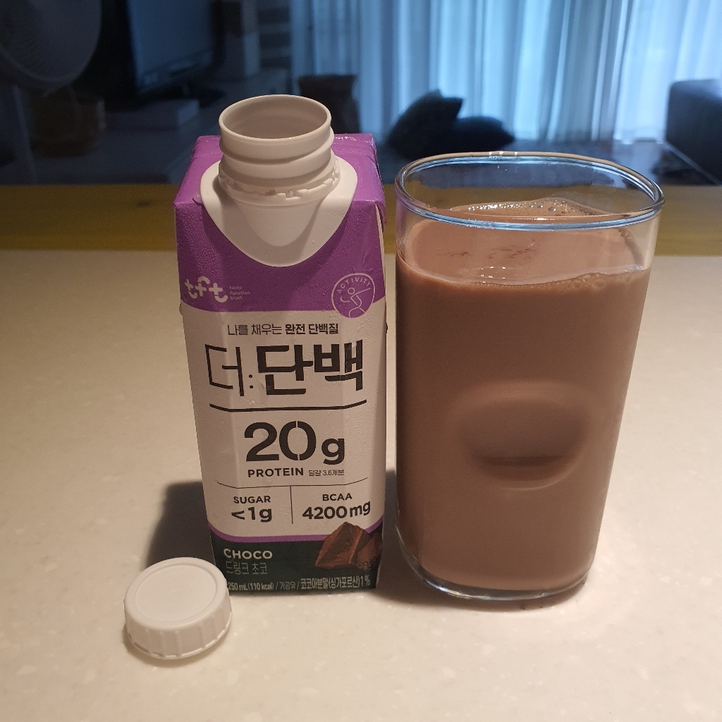 tft 더단백 드링크 초코 리뷰 후기