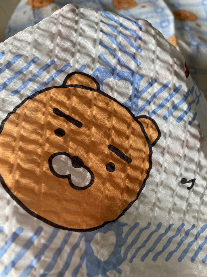 카카오프렌즈 썸머 리플 홑이불 리뷰후기