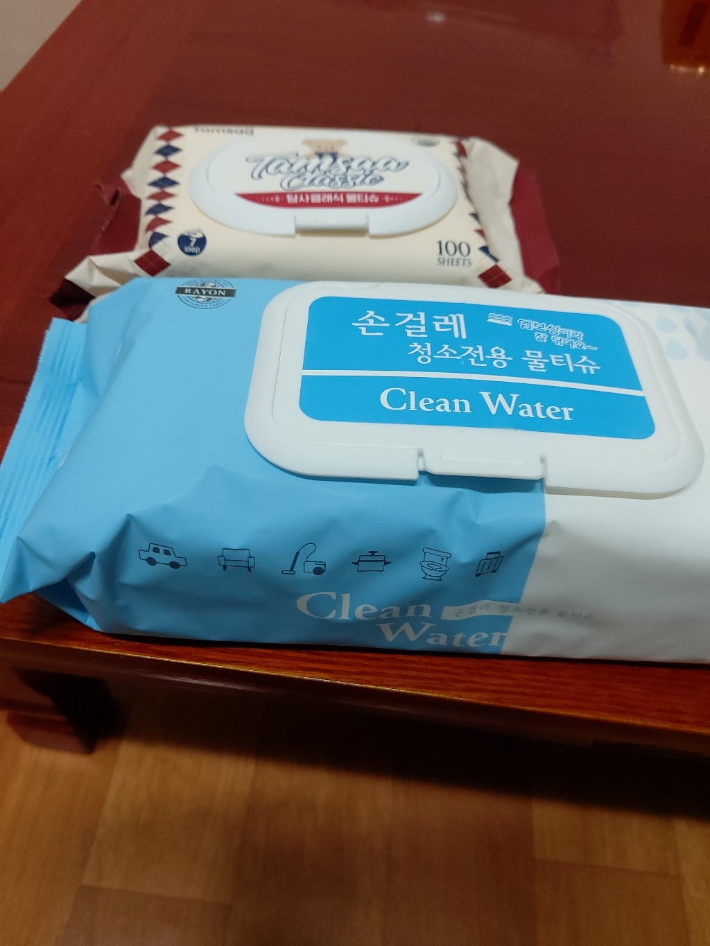 미엘 ie 손걸레 청소용 청소전용 클린워터 물티슈 80매 대용량 엠보싱 손걸레