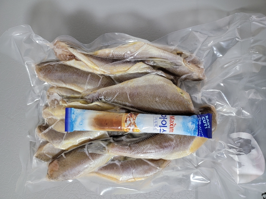 국내산 반건조 두절 참조기 500 완벽 내장 손질 국산 천일염 사용 리뷰후기