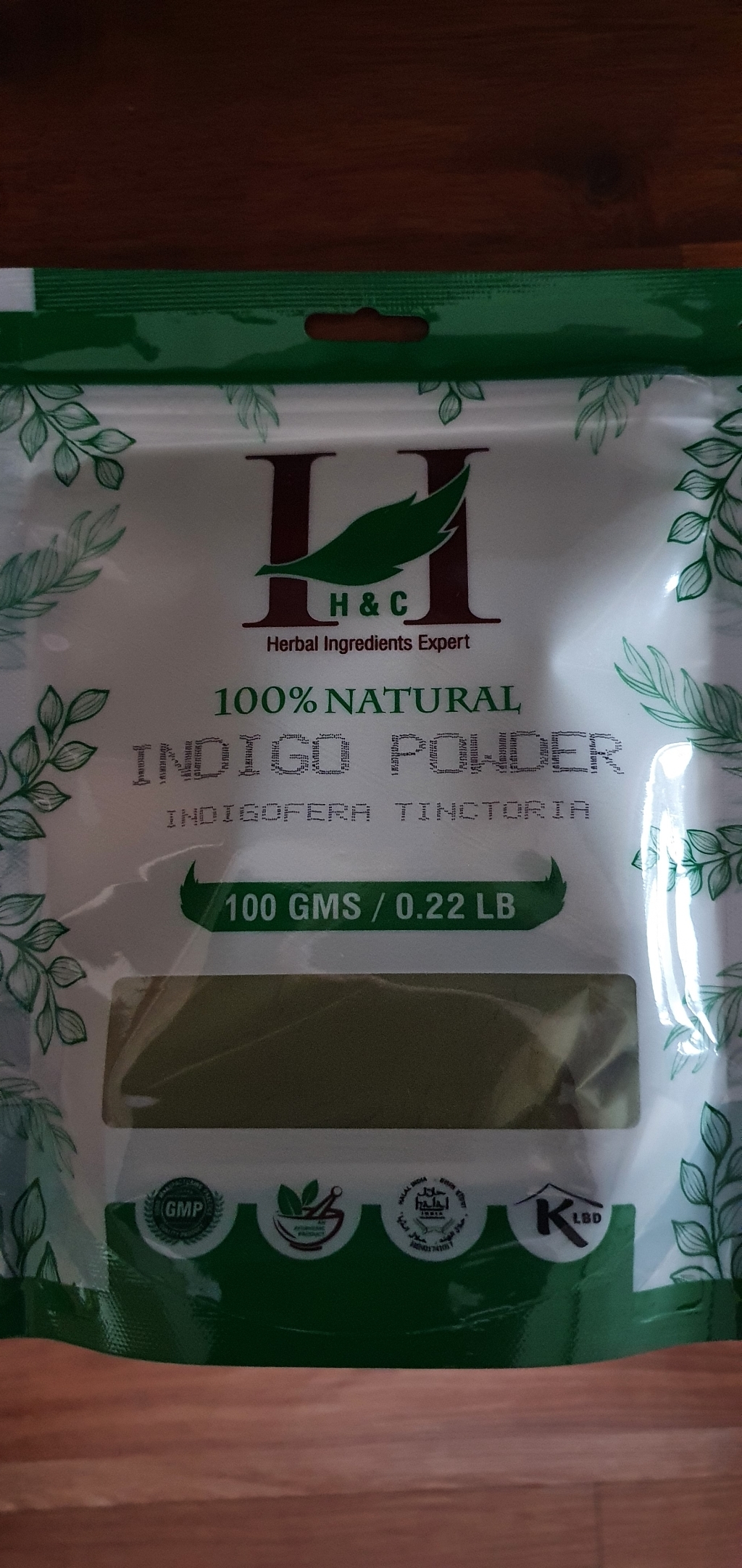 H&C 천연 인디고 가루 파우더 Natura Indio owder