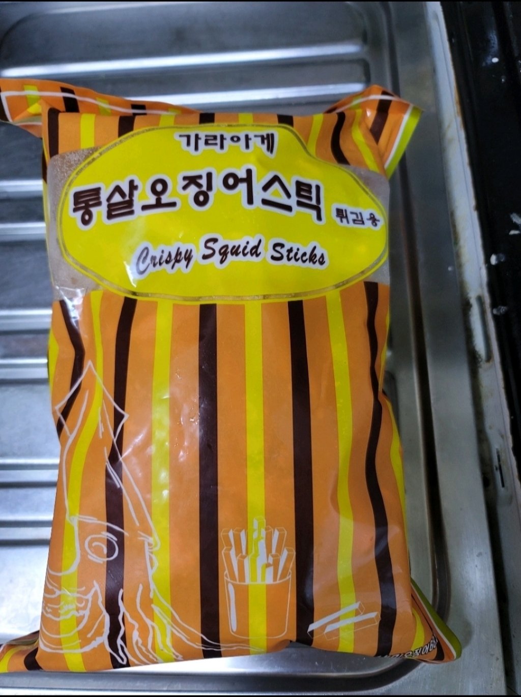 가라아게 통살 오징어 스틱 튀김용