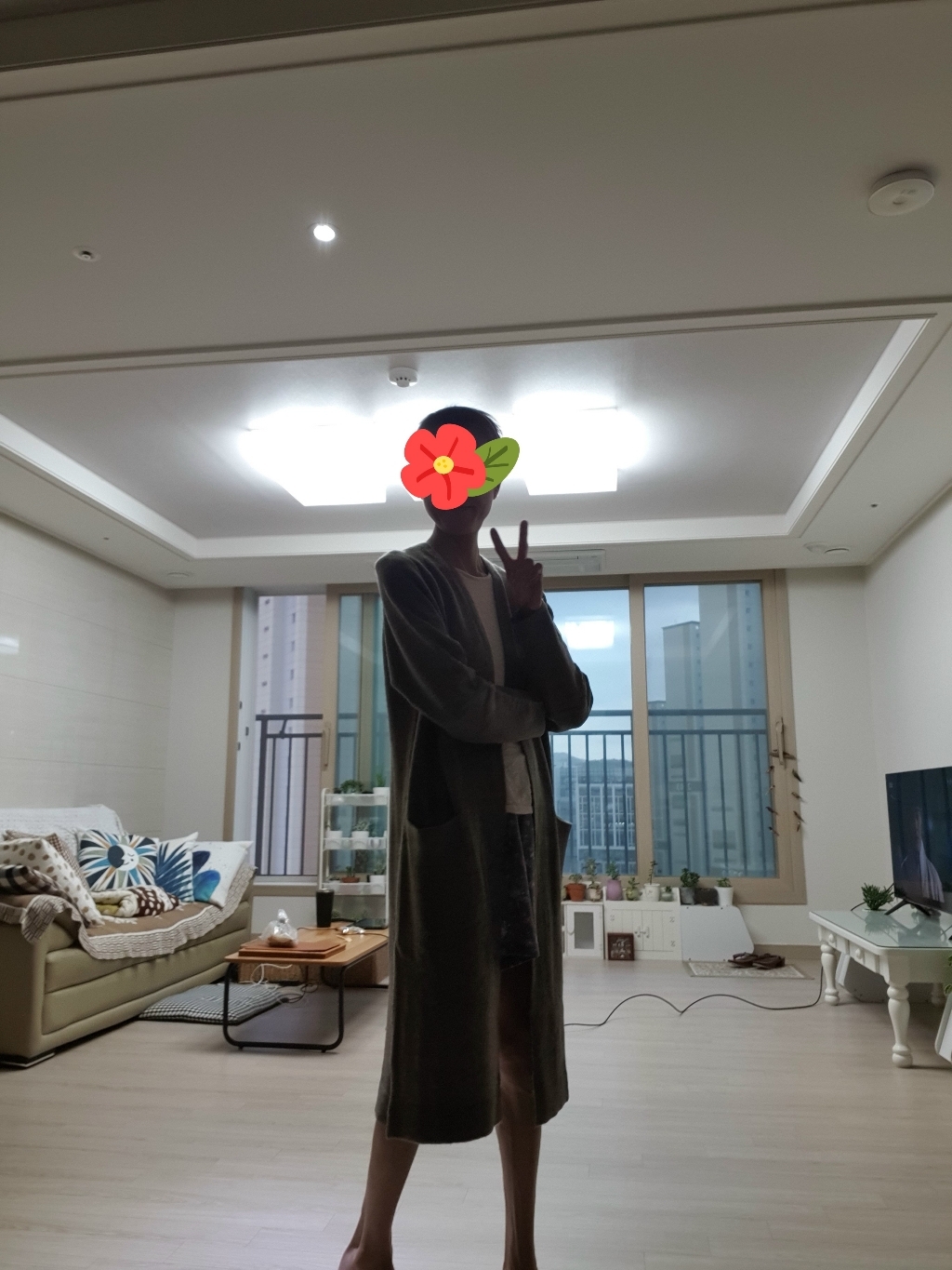 [JAJU/자주] 루즈핏 롱 가디건 리뷰후기