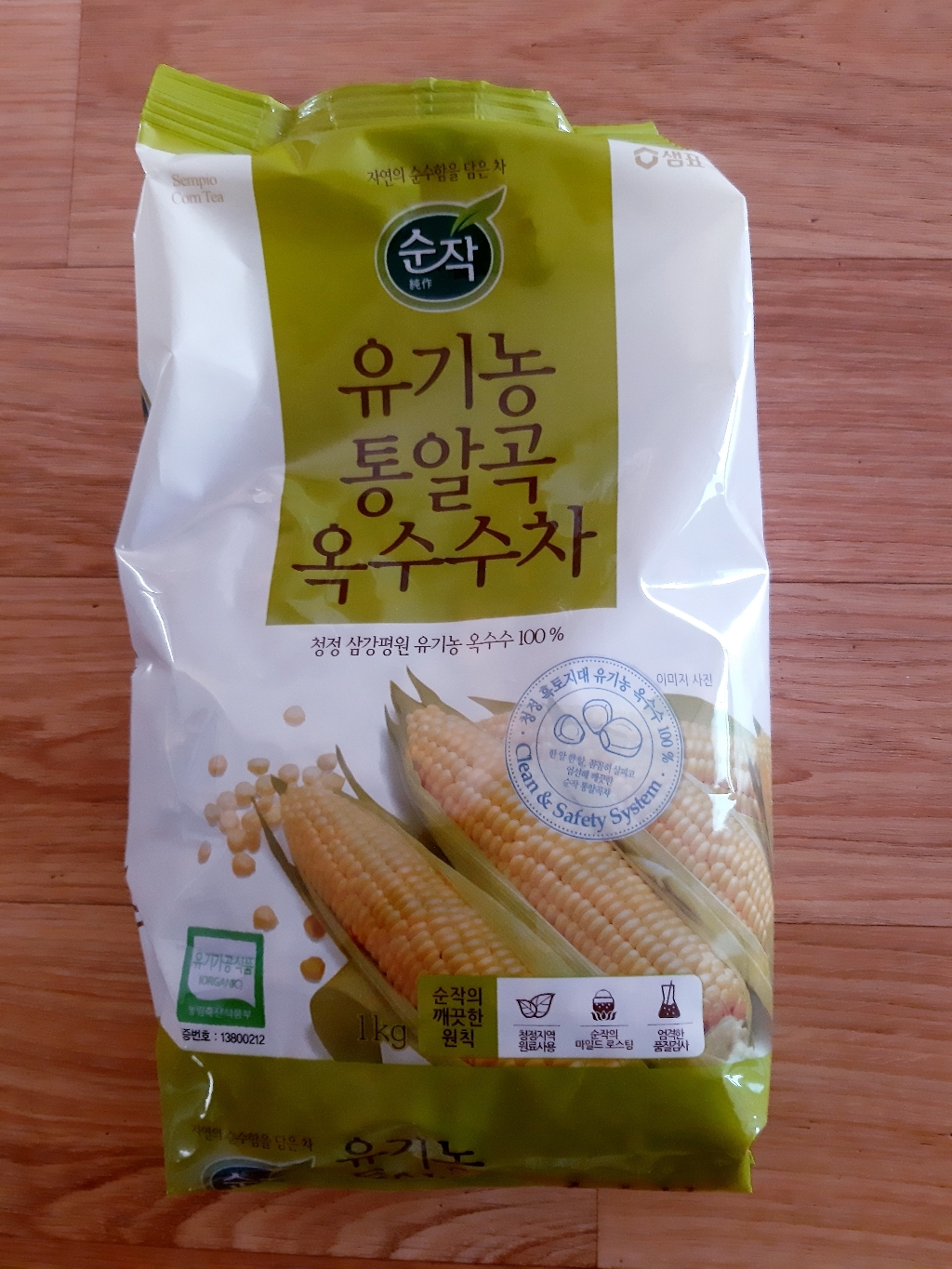 순작 유기농 통알곡 옥수수차 리뷰후기