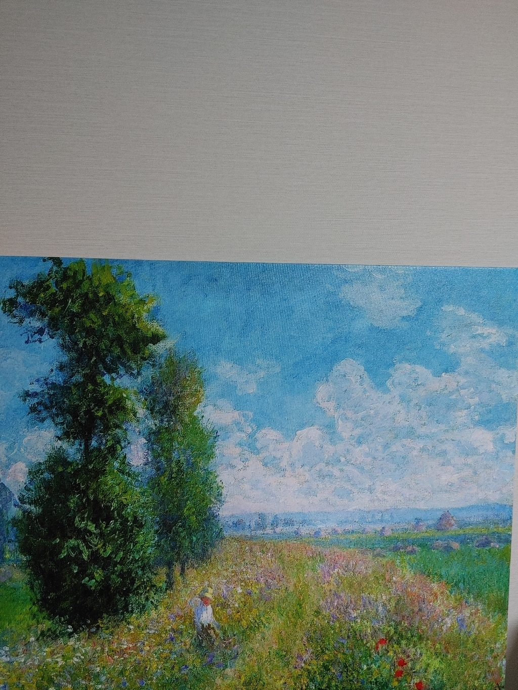 세잔느화실 모네 명화 그림 캔버스 그림액자 클로드모네-포플러초원1875 거실인테리어 그림 액자 리뷰후기