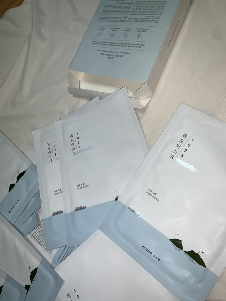 라운드랩 1025 독도 수분 워터겔 마스크