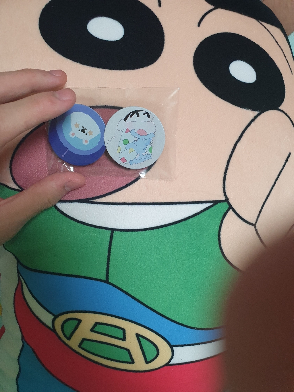 헤브올 짱구는 못말려 크레용 신짱 캐릭터 그립톡