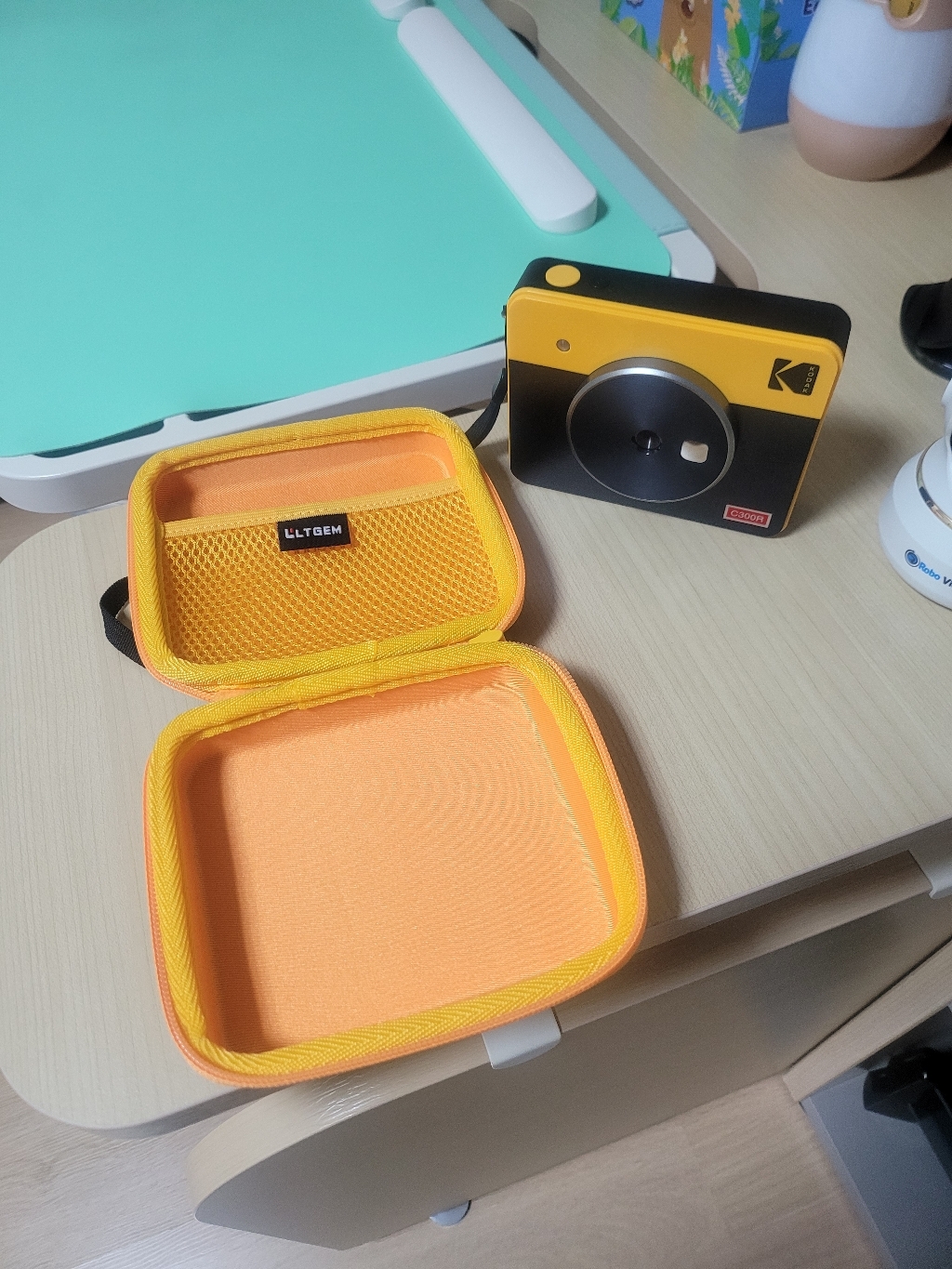 코닥 미니샷 레트로3 Kodak 즉석 폴라로이드 카메라 파우치 플로라이드 하드 케이스 가방 Kodak ini shot 3