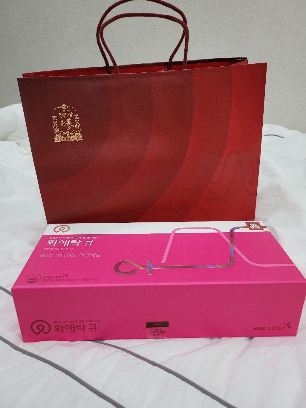 정관장 화애락 큐 1박스 선물용 IP 리뷰후기