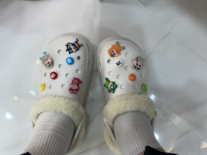디펜코 키높이 겨울 털슬리퍼 사무실 학교 실내화 지비치포함