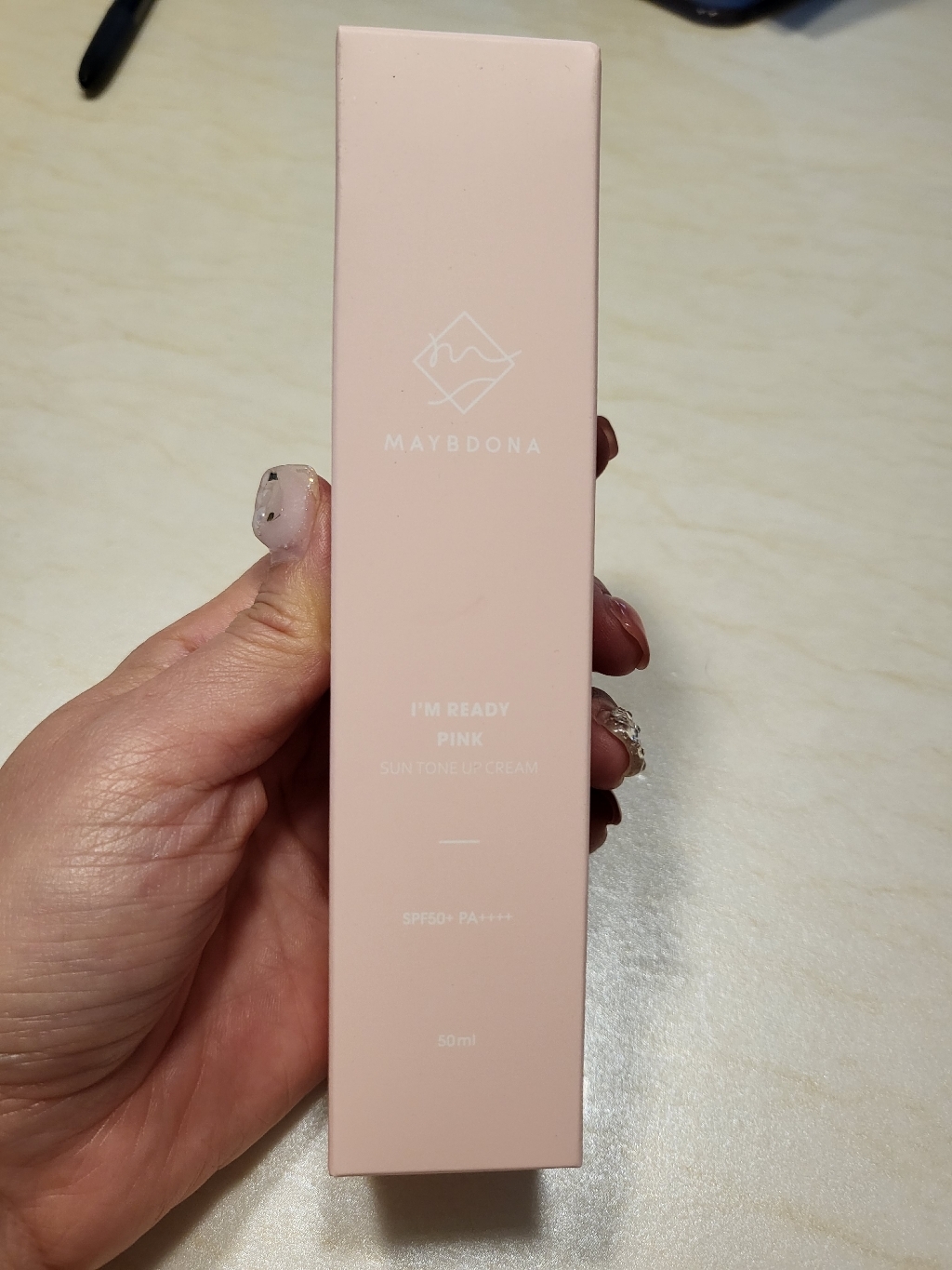 메이비도나 아임레디 핑크 선 톤업 크림 SF50 A
