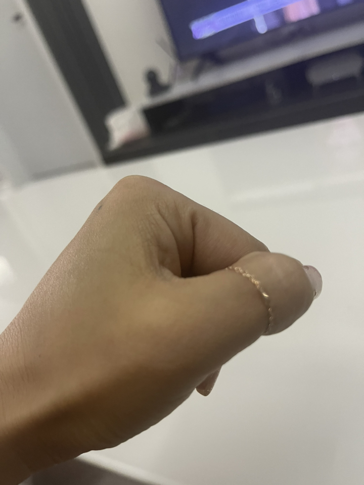 엘렌쥬얼리 14k 18k Bar 체인 반지