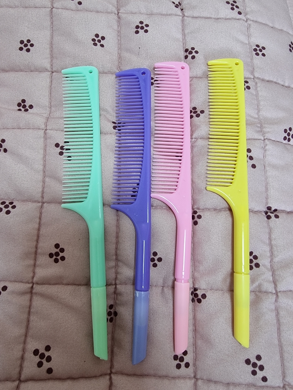 나성 꼬리빗 볼펜 특이한 검은색심