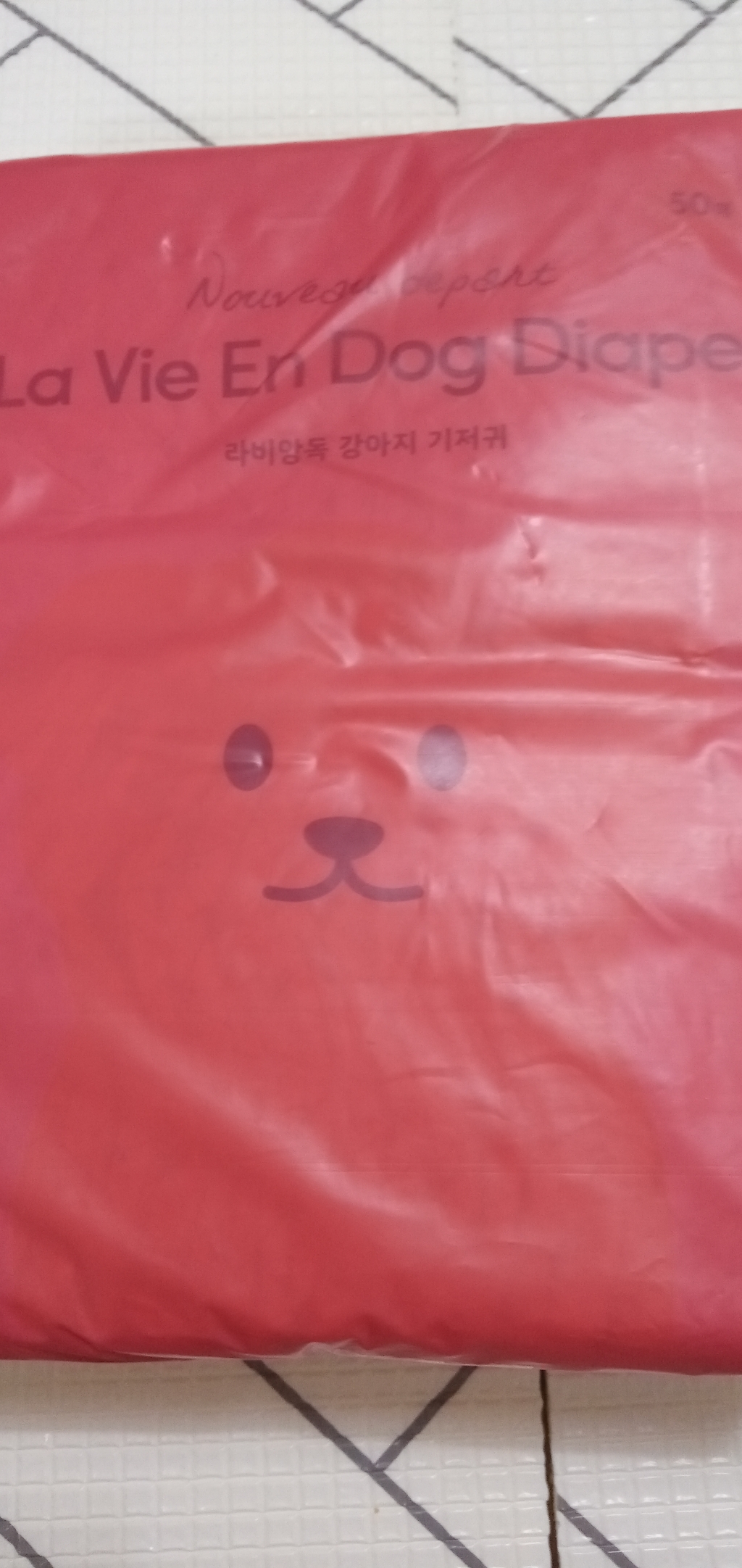 라비앙독 수컷 강아지 안심 기저귀 대용량 50매