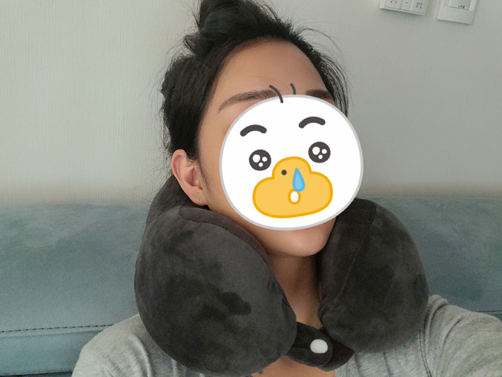 우드피카 포근한 목쿠션 베개