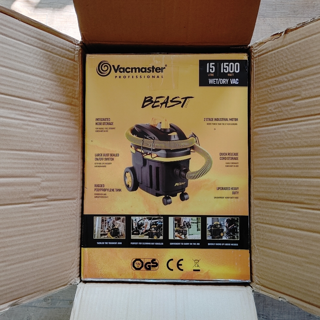 백마스터 VF1515HJ/건습식/ 1500W/코드 자동회수/가정용/차량용/초강력/저소음/먼지 흡입/상업용/백마스터
