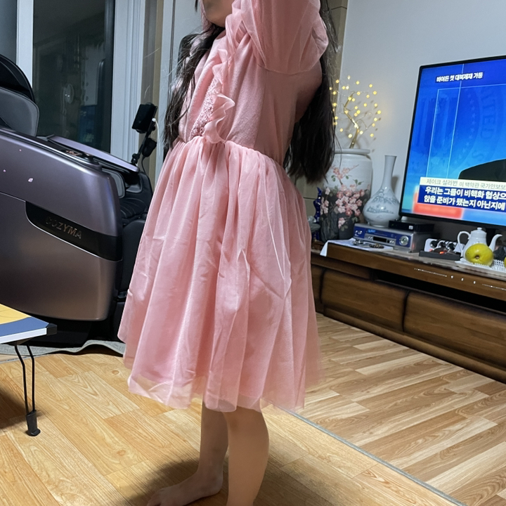 릴리푸리 여아용 아테나 기모 원피스