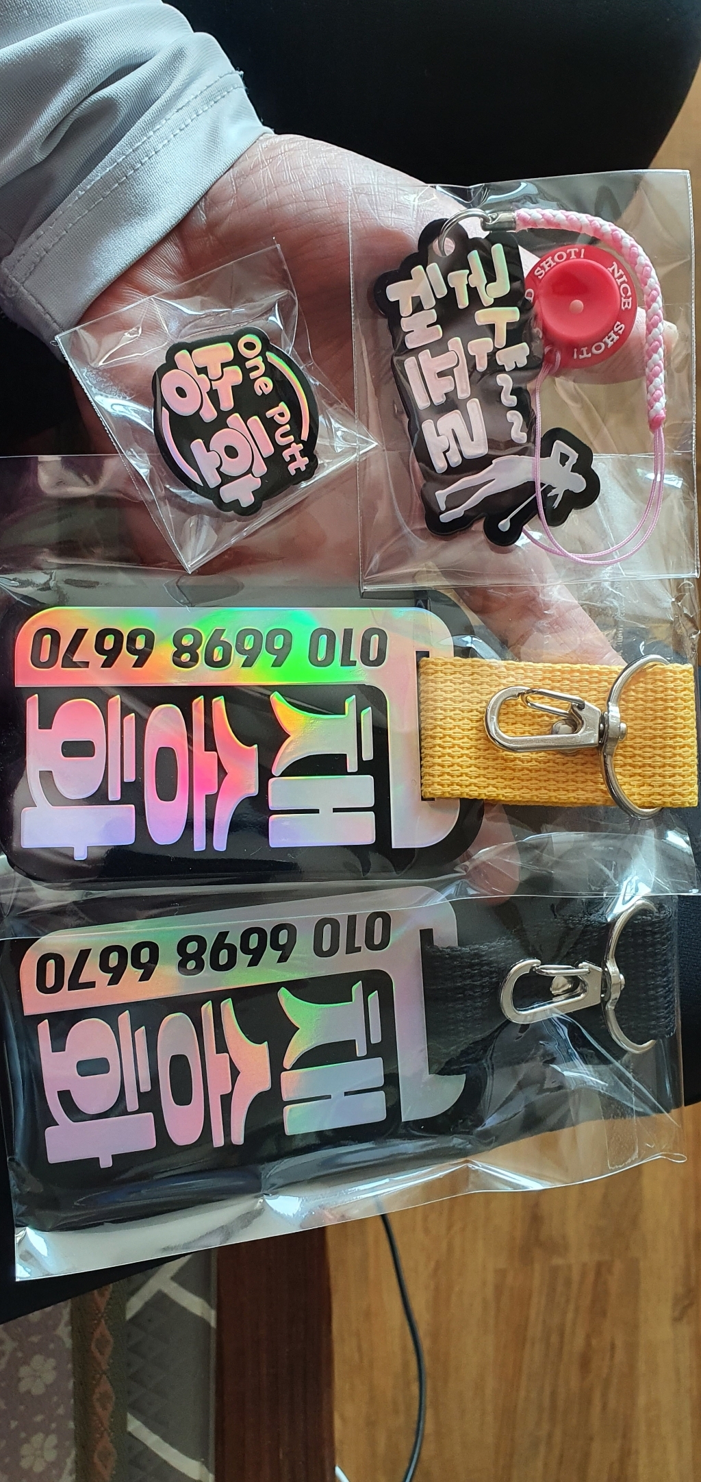 [주문제작] 골프 홀로그램 티꽂이 / 티걸이