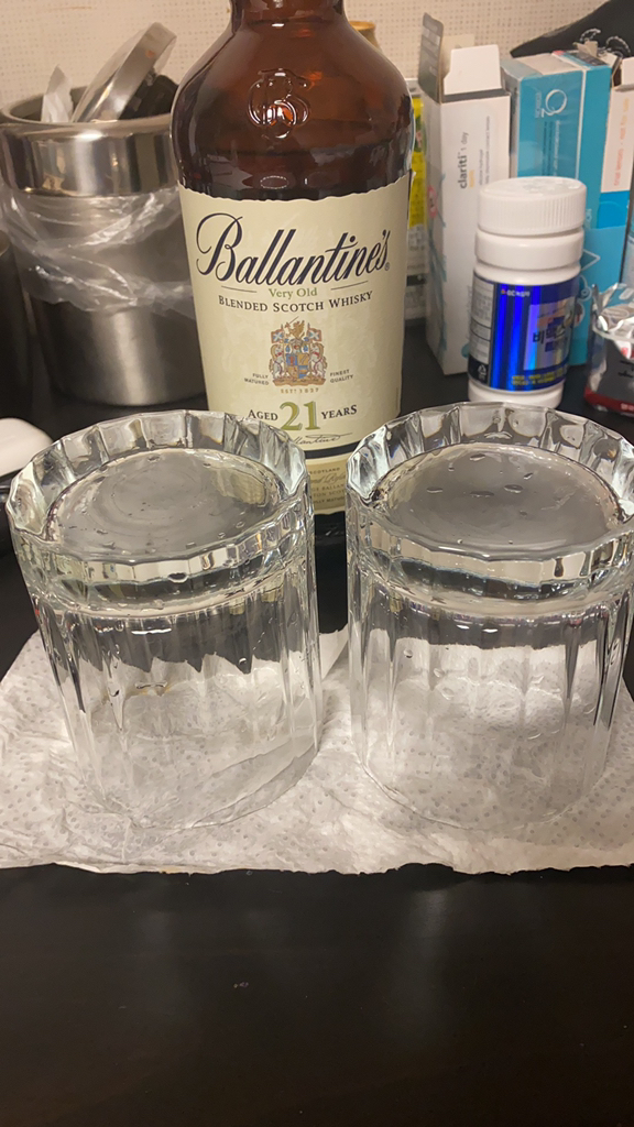 루이지보르미올리 uii Bach 크리스탈 Whisky 양주잔