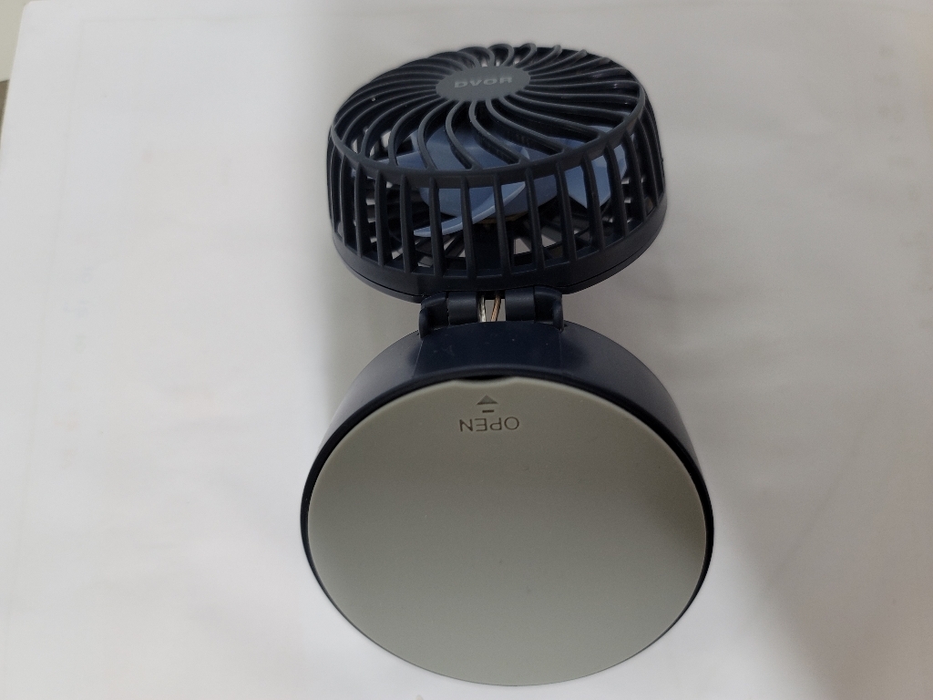 드보르 휴대용 선풍기 QSMF-ST-2800 미러팬 손풍기 리뷰후기