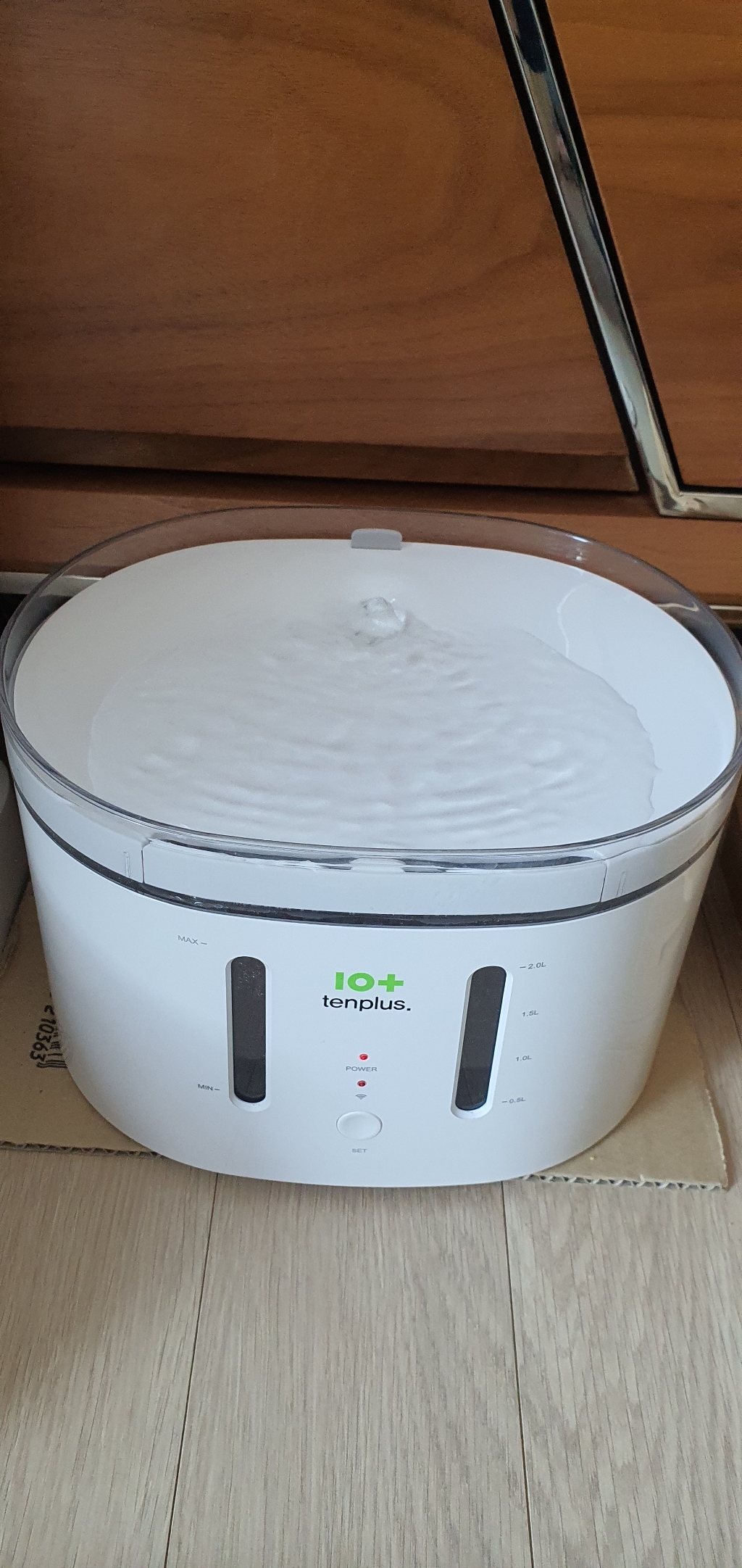 UV살균 텐플 IoT 원격제어 고양이 강아지 자동급수기 정수기