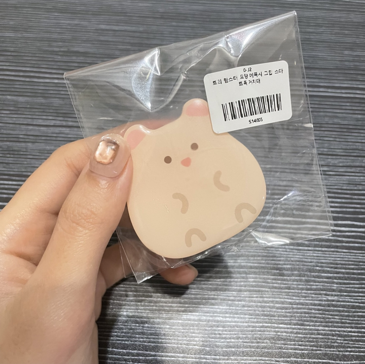 아울러마켓 토리 햄스터 모양 스마트폰 그립톡