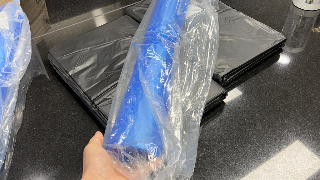 평판 비닐봉투 파랑 6283