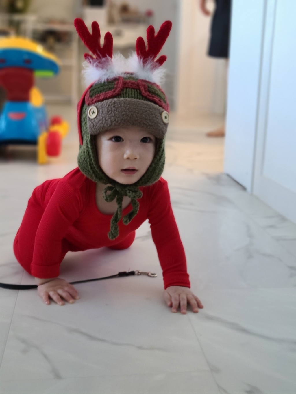 아바마 아동용 솔솔 긴팔 실내복