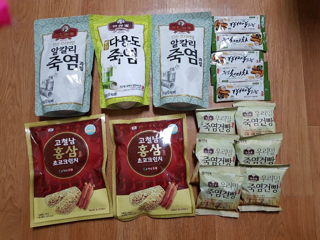 [사은품 건강간식 증정] 인산가 정품 프리미엄 알칼리 죽염 과립  홍삼애크런치 /인산죽염